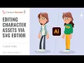 How to Customize your 2D Character Designs with Adobe Illustrator Cartoon Animator Tutorial
