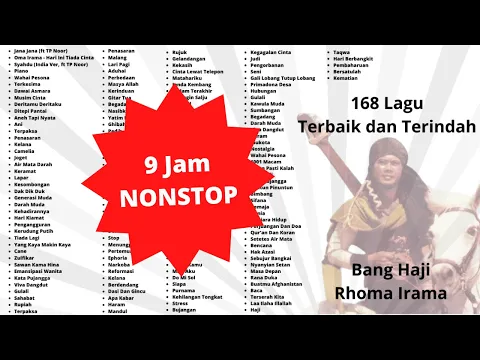 Download MP3 Lagu Terbaik dan Terindah Karya Maestro Dangdut Bang Haji Rhoma Irama 9 Jam Nonstop