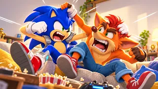 BROTHER VS BROTHER - Sonic & Crash Bandicoot BETRAYED.. Fortnite Family Life