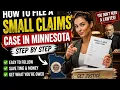 How to file a small claims case in Minnesota step by step