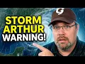 North Georgia Update Tropical Storm Arthur Remnants Approaching Thursday