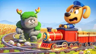 消えた小麦粉列車 | ラブール警部 | パトロールミッション | 新エピソード | 赤ちゃんが喜ぶアニメ | 動画 | ベビーバス| BabyBus