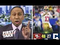 Lagu 49ers are going to win NFC! - Stephen A. on Brock Purdy throws 5 TD as 49ers DESTROY Colts 48-27