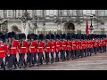 Incredible Sight Outside Buckingham Palace King s Guards March After State Opening of Parliament