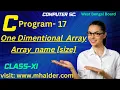 one dimensional array in c in bangla Array in C