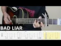 Download Lagu (Anna Hamilton version) - BAD LIAR - Fingerstyle Guitar Tutorial TAB