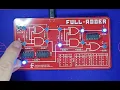Binary Full Adder Learning Kit - Demo