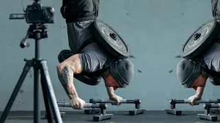WEIGHTED HSPU + Push Workout