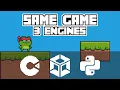 Making a 2D Platformer in 3 Game Engines