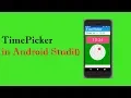 Time Picker in android studio