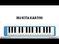 Lagu Ibu Kita Kartini | Not Pianika Ibu Kita Kartini | Lagu Wajib Nasional
