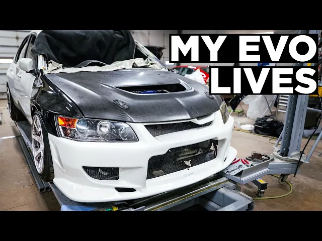Video: We finally fixed my crashed Evo 9