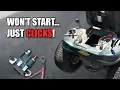 Riding Lawn Mower - Solenoid Clicks but Doesn t Start