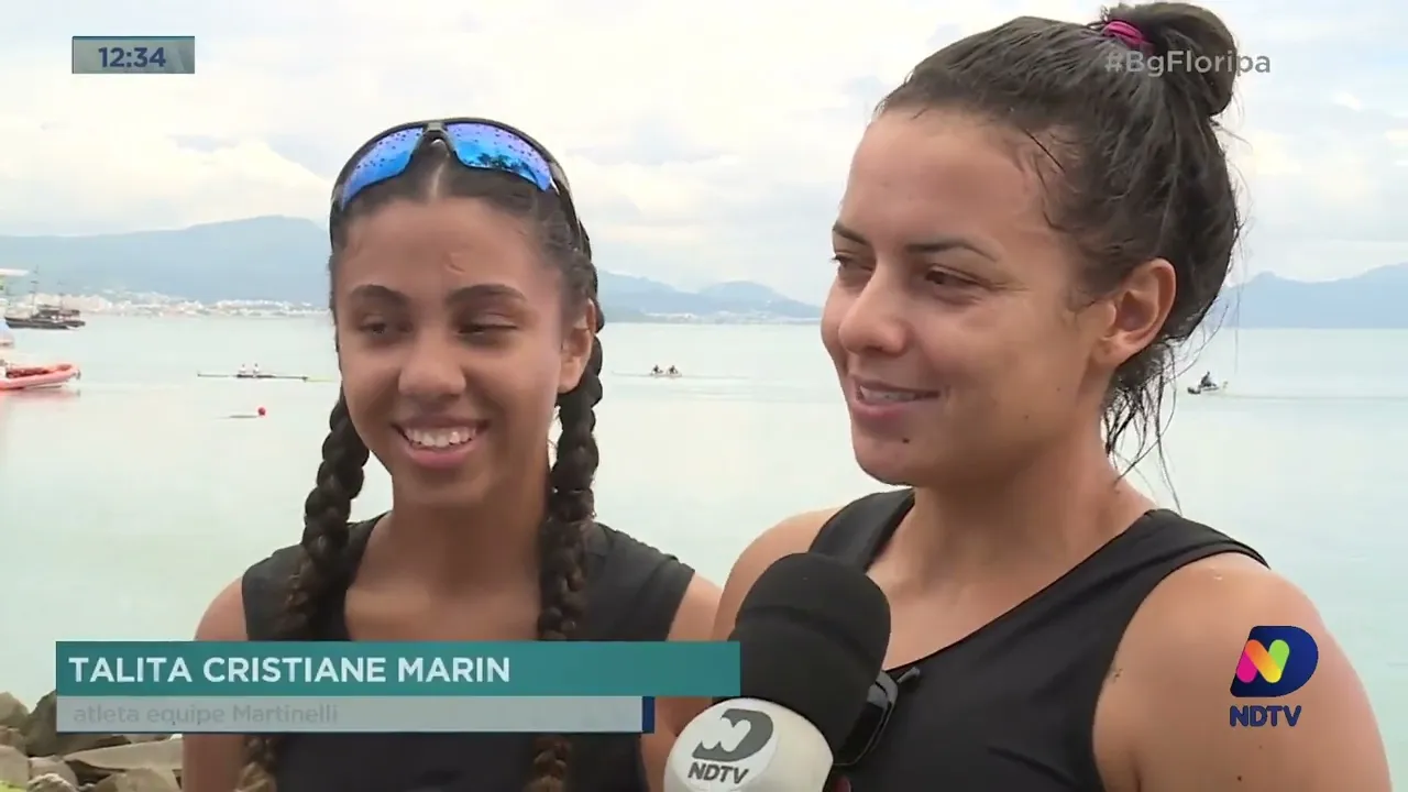 Florianópolis sedia primeira etapa do campeonato catarinense de remo com mais de 200 competidores