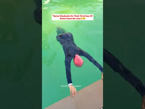 Video Thumbnail: Huhh 😏 Kyoki mei jada sheekh jaungi 🤭😂 #shorts #funnyvideos #swimming #relatable #comedy