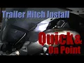 Trailer Tow Hitch Receiver Bar Installation Rear Ball Mount Towing Toyota Matrix Add DrawTite 24812