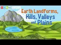 Earth s Landforms - Hills Valleys and Plains