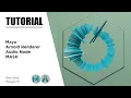 Audio Node In MASH Maya Arnold Renderer Tutorial