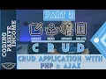 PHP Ajax CRUD Application Tutorial - MySQL Bootstrap jQuery DataTables Part 2