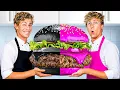 Download Lagu Cooking PINK vs BLACK Food Challenge!