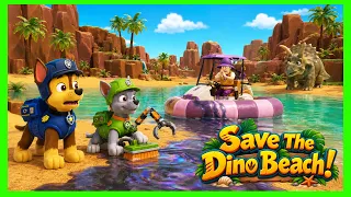 PAW Patrol Dino World | Finding Momma Tops! Dinosaur Rescue