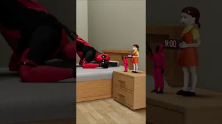 Deadpool In Squid Game Alarm Clock Marvel Animation 