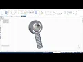 solid edge tutorial - rod end bearing assembly rod end ball joint rod end assembly