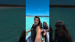 When the Exumas are actually even better than the brochures! 😍 #bahamas #travelvlog #sailing