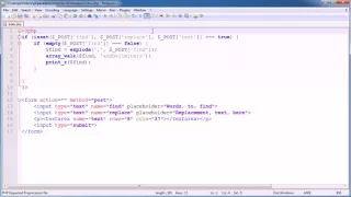 PHP Tutorials Find Replace Text Part 2 3