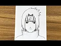 How To Draw Sasuke Uchiha step by step Easy anime drawing How to draw for beginners