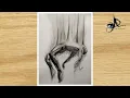 How to draw death man pencil sketch deep meaningful - step by step draw