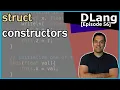 Dlang Episode 56 D Language - structs