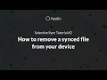 Resilio Selective Sync Tutorial