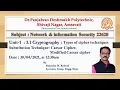 NIS-3 2-1 Types of Cipher Technique Substitution Cipher Technique Caesar cipher
