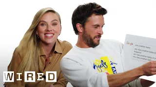 Scarlett Johansson Jonathan Bailey Answer The Web s Most Searched Questions WIRED