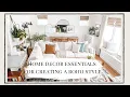Home Decor Essentials for Creating a Boho Style Home Blogger My Modern Boho Farmhouse Style