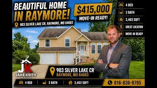 Beautiful 4-Bedroom Home in Raymore MO 415 000 Home Tour