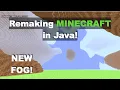 Remaking Minecraft In Java New Fog And Coordinate Display Devlog 4