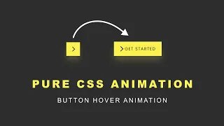 Pure CSS Button Hover Animation CSS Animation CSS Effect