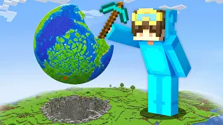 Minecraft But I Mine 1 BILLION Blocks..