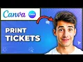 How To Print Tickets From Canva Easiest Way 2026 Guide