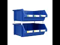 Organize Anything Plastic Stackable Bins with Removable Partitions