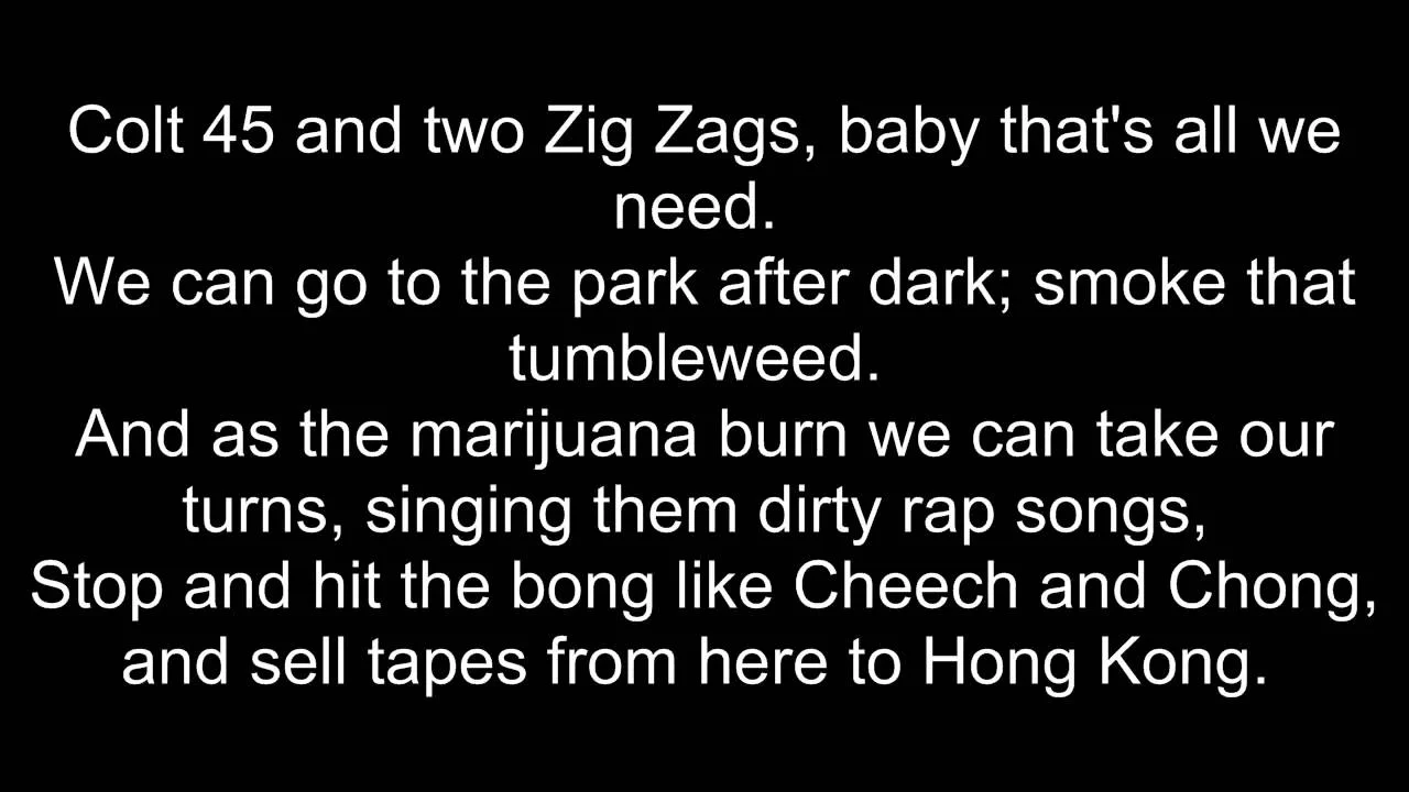 Afroman - Colt 45 (Lyrics)