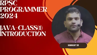 CLASS 1 - JAVA INTRODUCTION-RPSC