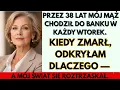 Lagu Mój mąż chodził do banku w każdy wtorek przez 38 lat. Kiedy zmarł, odkryłam dlaczego — i zamarłam.