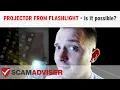 Is Projector With Flashlight App real Can HoloFlash turn iPhone or Android into a projector Review