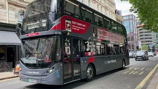 National Express West Midlands BYD D8UR-DD ADL Enviro400EV E190 Bus Route 101 Handsworth