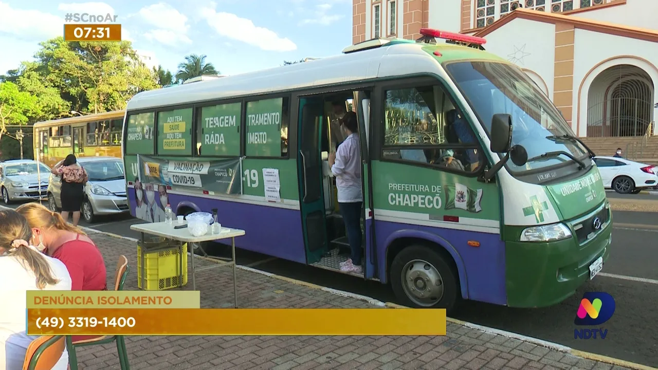 Prefeitura de Chapecó publica alerta após o município registrar mais de mil casos de Covid-19
