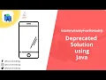 StartActivityForResult Deprecated Solution using Java RegisterForActivityResult Java 2022