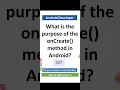 What is onCreate Method in Android Best Java Training Institute Near me Online Course Inspiron